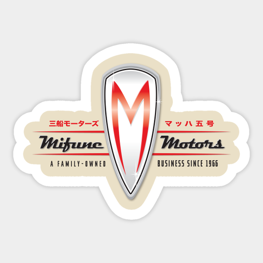 Mifune Motors - Speed Racer - Sticker