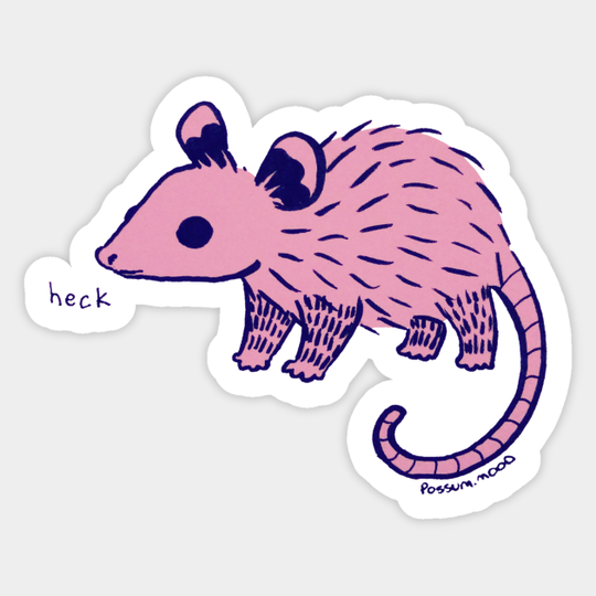 Discover Heck - Opossum - Sticker