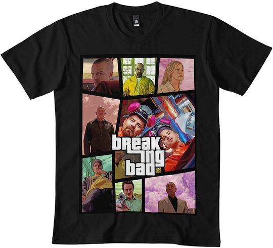 Breaking Bad Walter White Poster GTA Version Tshirts,
