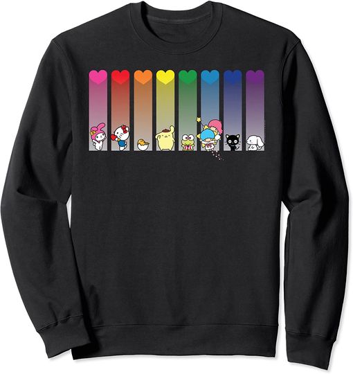 Hello Kitty and Friends Sanrio Rainbow Sweatshirt