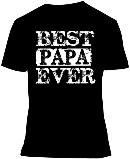 Discover Unisex T Shirt Best Papa Ever