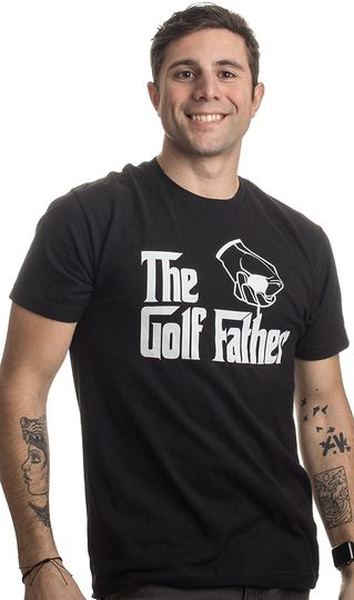 The Golf Father | Funny Saying Golfing Shirt, Golfer Ball Humor for Men T-Shirt