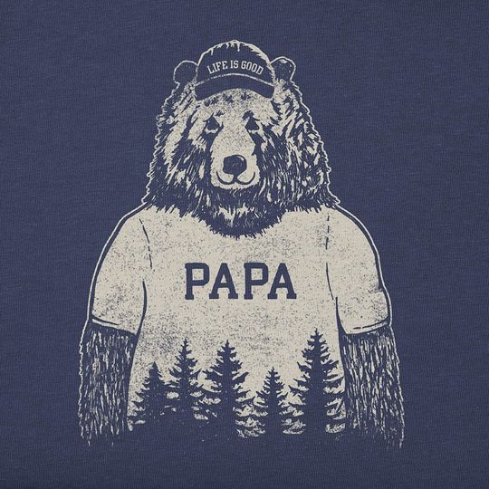 Men's Crusher Graphic T-Shirt Papa Bear