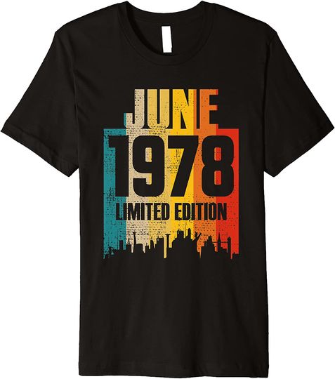 June 1978 Limited Edition Retro Vintage Premium T-Shirt
