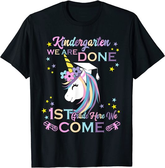 Discover Kindergarten Graduation Magical Unicorn T-Shirt