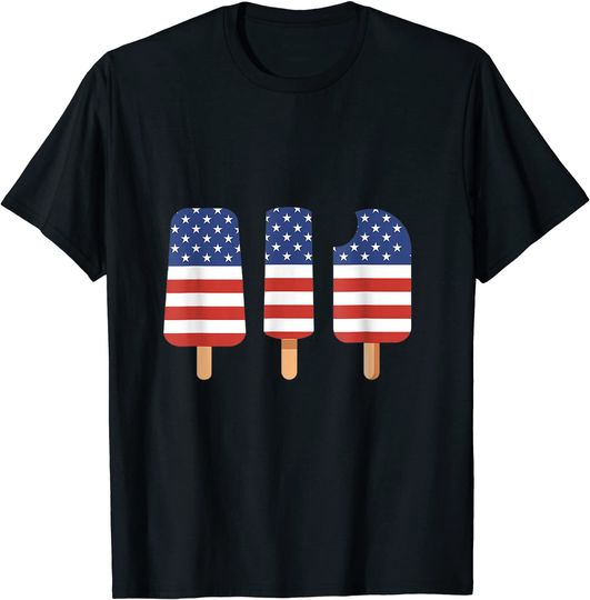 4th of July Apparel Popsicle T-Shirt