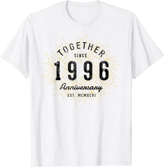 25th Anniversary Together Since 1996 T-Shirt