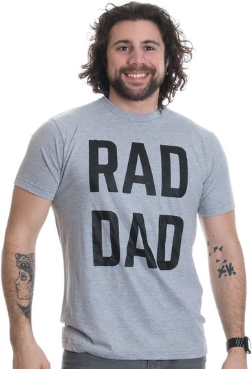 RAD DAD | Funny Cool Dad Joke Humor, Daddy Father's Day Grandpa Fathers T-Shirt