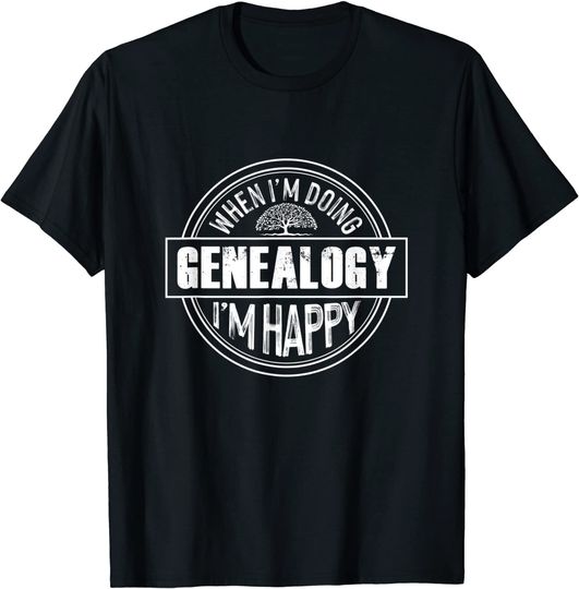 Genealogy Genealogist Roots Ancestor Ancestry Family T-Shirt