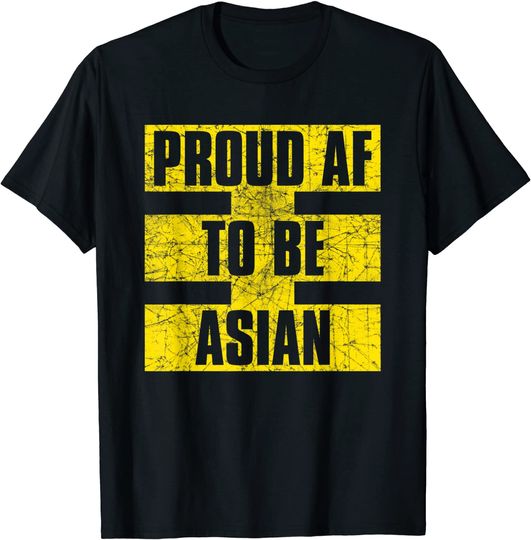 Stop Hate Asian Men's T Shirt Proud AF To Be Asian