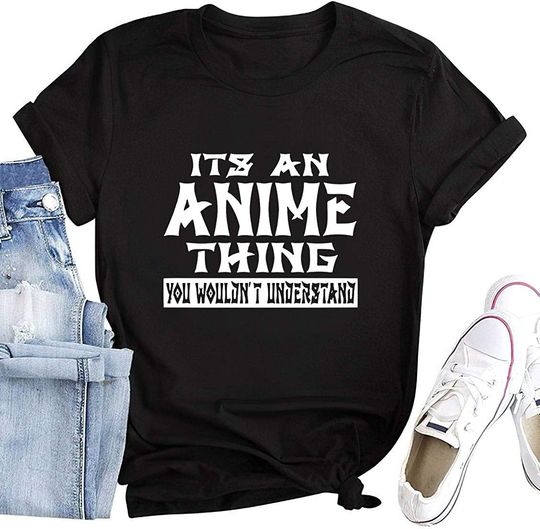 Anime Shirt Short Sleeve Graphic Tshirt Unisex Costume Summer Clothes Women Girls Men Tees Tops