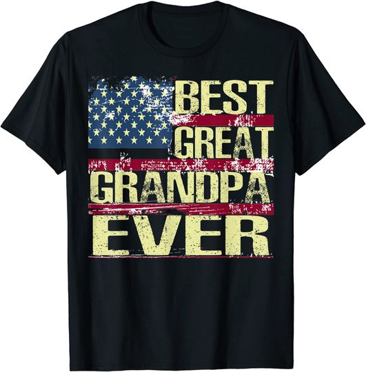 Discover Men's T Shirt Best Great Grandpa Ever
