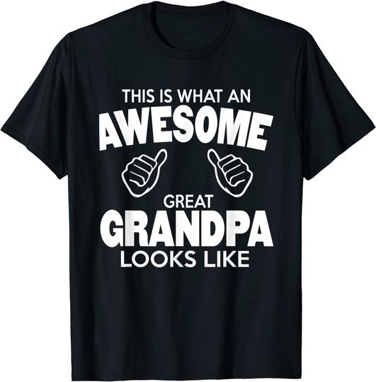 Mens Great Grandpa Shirt for an awesome GREAT-Grandpa T-Shirt