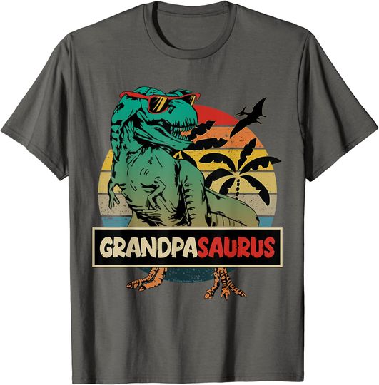 Discover Men's T Shirt Grandpasaurus
