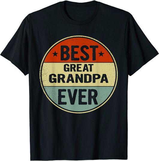 Men's T Shirt Best Great Grandpa Ever