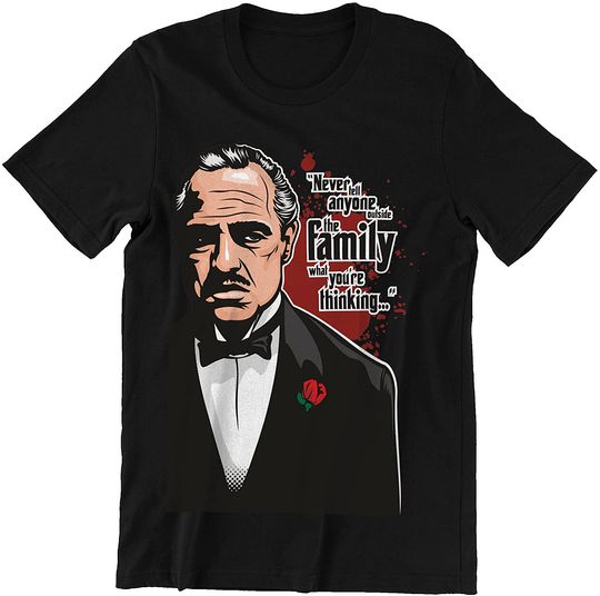 The Godfather Don Vito Corleone Never Let Anyone Know What You're Thinking  Unisex Tshirt