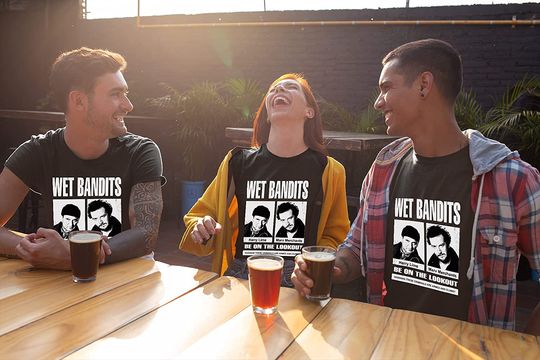 Home Alone Wet Bandits Harry x Marv Unisex Tshirt