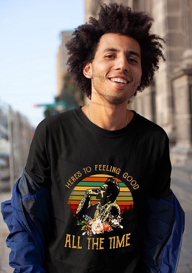 Seinfeld Here&rsquo;s to Feeling Good All The Time Kramer  Unisex Tshirt