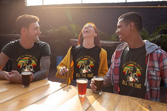 Seinfeld Here&rsquo;s to Feeling Good All The Time Kramer  Unisex Tshirt