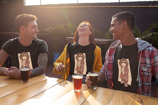 The Big Lebowski The Dude Abides VTEMENT Unisex Tshirt