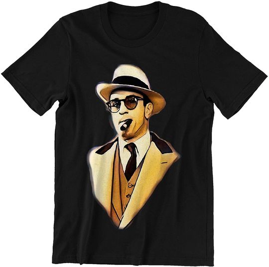 Goodfellas Robert De NIRO Smoking Al Capone Mafia Gangster Film Intouchables Brown Paint Unisex Tshirt