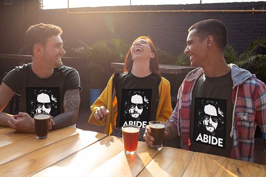The Big Lebowski The Dude Abide Unisex Tshirt