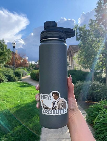 Castiel Hey Assbutt Sticker 3"