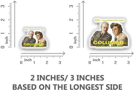 Columbo #28 by Dawns Early Light Sticker 3"