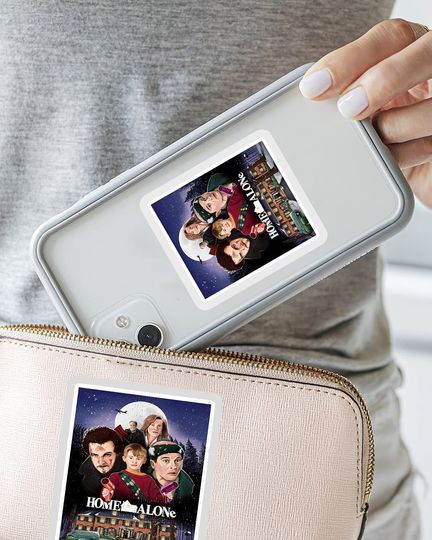 Home Alone Poster Movie  Sticker 2"