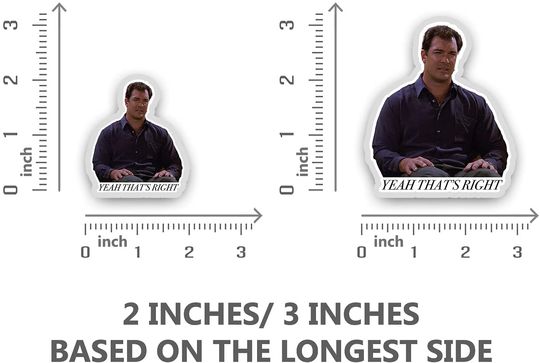 Seinfeld David Puddy Sticker 3"