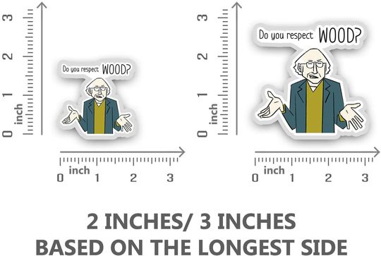 Curb Your Enthusiasm Vous respectez le Bois Sticker 2"