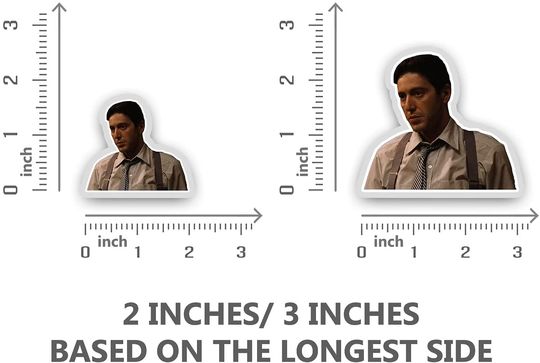 The Godfather Michael Corleone Sticker 3"