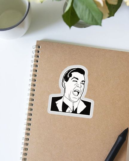 Goodfellas Ray Liotta Laugh Meme Sticker 2"