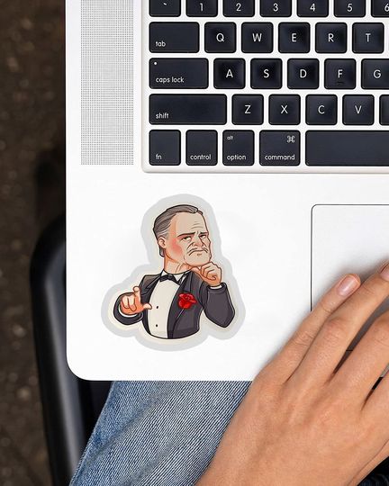 The Godfather Vito Corleone  Sticker 3"