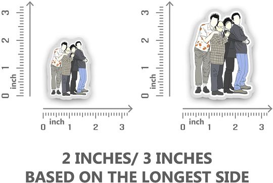 Seinfeld Jerry George Elaine Kramer Sticker 2"