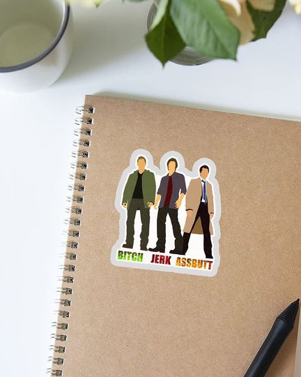 Bitch Jerk Assbutt  Sticker 2"