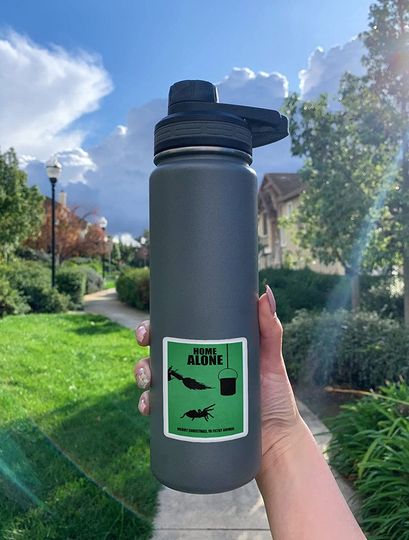 Home Alone Minimal Movie Poster MMPG Graphix Sticker 3"