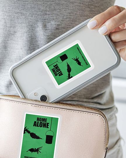 Home Alone Minimal Movie Poster MMPG Graphix Sticker 3"