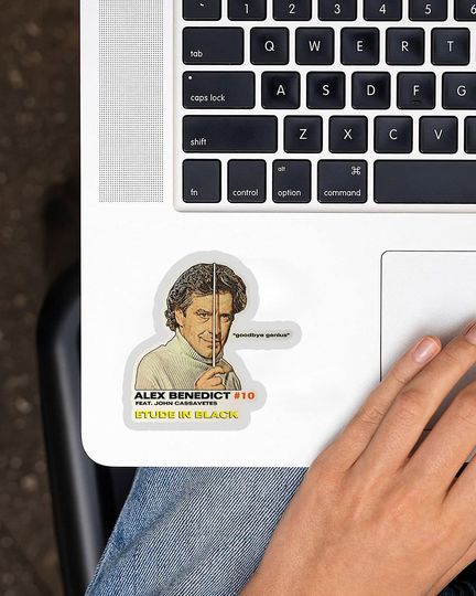 Columbo Alex Benedict Etude in Black Sticker 3"