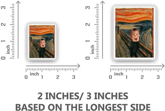 Home Alone The Scream Sticker 2"