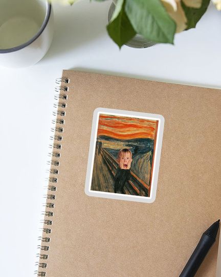 Home Alone The Scream Sticker 2"