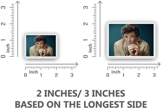 Columbo 30 Sticker 3"