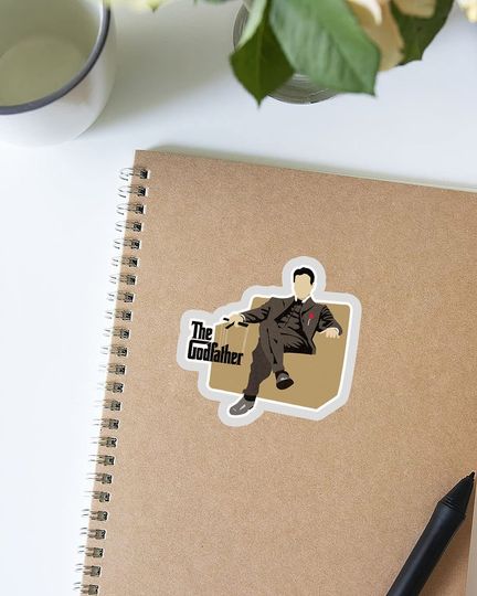 The Godfather Michael Corleone  Sticker 2"
