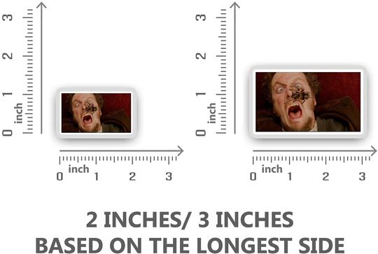 Home Alone Graphic Marv and Spider  Sticker 2"
