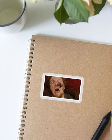 Home Alone Graphic Marv and Spider  Sticker 2"