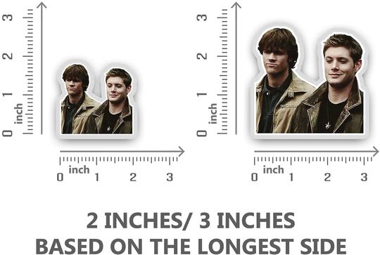 Sam and Dean Winchester Sticker 2"