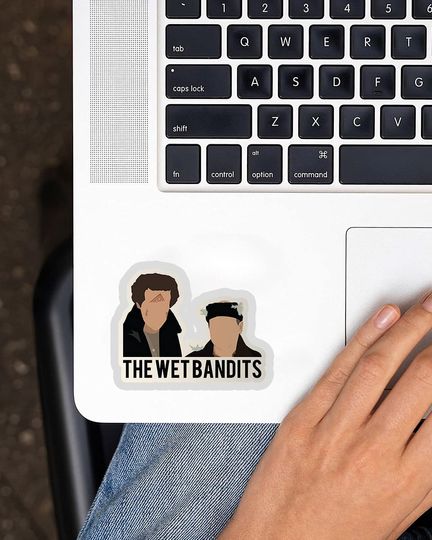 Home Alone Harry and Marv Faceless Sticker 3"