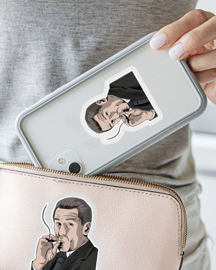 Goodfellas Robert De NIRO Smoking  Sticker 3"