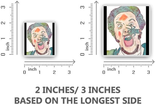 Home Alone Graphic Marv and Spider Sticker 3"