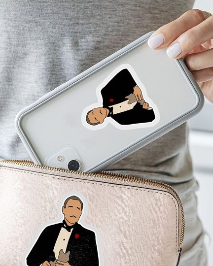 The Godfather Vito Corleone  Sticker 2"